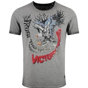 KEYLARGO Heren T-shirts MT Process Round, Antraciet (1101), XXL