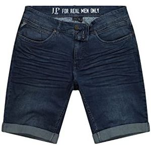 JP 1880, Herenbermuda, grote maten, lichtgewicht denim, donkerblauw (dark blue denim)