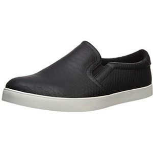 Dr. Scholl's Shoes Madison Sneaker voor dames, Zwarte Python, 39 EU breed