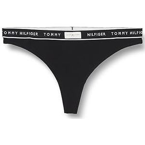 Tommy Hilfiger Thongs voor dames, Zwart (zwarte andere versie), XL grote maten