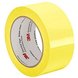 TapeCase 1350F-1Y 4,8 cm x 2,9 m gele polyesterfolie 3M vlamvertragend plakband 1350F-1, 266 graden F prestatietemperatuur, 0,0025 inch dikte, 72 yd. Lengte: 4,5 cm.