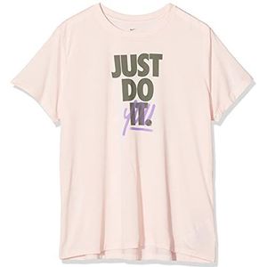 Nike voor vrouwen Dry Leg Rebel Crew T-shirt, Echo Pink/Juniper Fog, M
