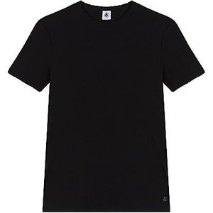 Petit Bateau T-shirt met korte mouwen voor dames, Zwart, XS