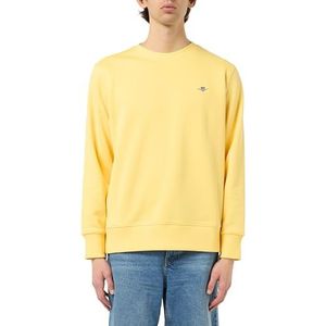 GANT REG SHIELD C-NECK Sweat, Banana Yellow, 4XL