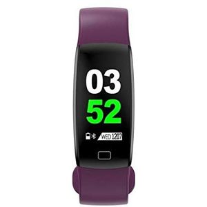 Monkeylectric Unisex Smartwatch FitQ-Streamline Midnight Purple, one size