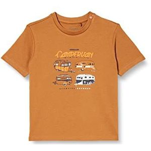 Noppies Baby Baby-jongens jongens T-shirt met korte mouwen Huaian T-shirt, Caramel Brown-P900, 62