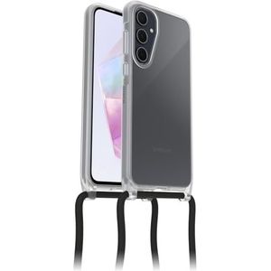 OtterBox React Necklace hoesje voor Samsung Galaxy A35 5G, ultradun, beschermhoesje met verstelbare en afneembare kettingriem, getest volgens militaire standaard, Transparant - Zonder Verpakking