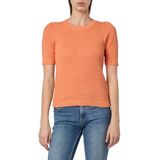 Vila Vidalo O-Neck S/S Knit Top-Noos T-shirt voor dames, Shell Coral., M