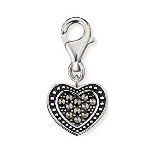 Engelsrufer Clasp Charms 925 sterling zilver marcasiet ERC-HEART-MA