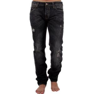 Japan Rags - 611 spool - jeans - recht - zwart - - W33/L32