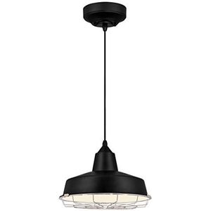 Westinghouse 6401040 hanglamp, A+, glas, 13 W, zwart, 30,8 x 30,8 x 156,2 cm