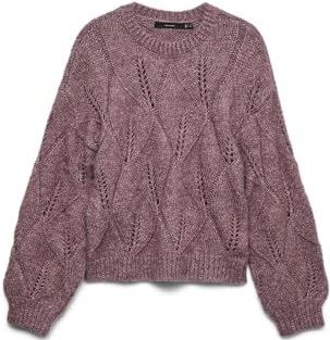 Vmzenia - Gebreide Pullover - O-hals - Lange Mouwen - Regular Fit