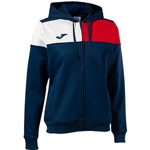 Joma Jack met capuchon Crew V marineblauw rood wit