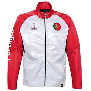 FIFA Officiële Fifa World Cup 2022 Trainingsjas voor jongens - Portugal Track Jacket (pak van 1)