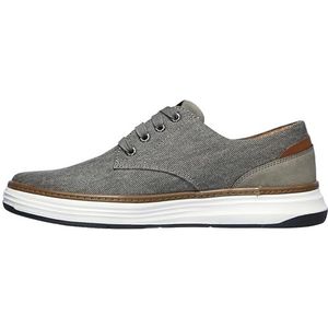 Skechers Heren Moreno Canvas Oxford Schoen, Taupe, 47.5 EU