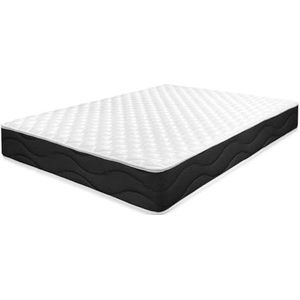 amuéblate online Venus Visco-elastisch matras, omkeerbaar (winter-zomer), hardheidsgraad medium tot hoog, dikte 25 cm, mijtdicht, antibacterieel en hypoallergeen, 150 x 200 cm