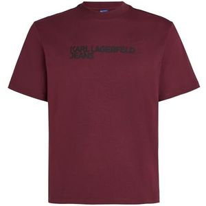 Karl Lagerfeld - A1W17005 - T-shirt - Rood - Korte Mouwen - Vrouw