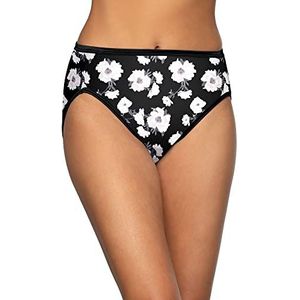 Vanity Fair Women's Illumination Hi Cut Panties (Regular & Plus Size), Nightfall Print, 6