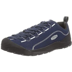 KEEN Heren Jasper Canvas Sneaker, Navy Star Wit, 42 EU