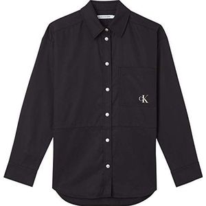Calvin Klein Jeans Overshirt dames T-shirt, zwart, XS