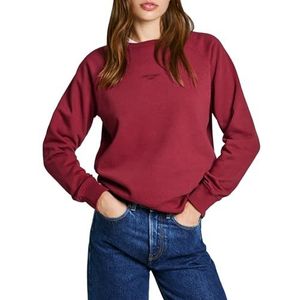 Pepe Jeans Dames Felicity, Sweatshirt, Rood, L, Rood (verbrand rood), L