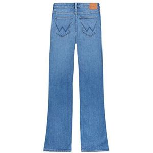 Wrangler Women's Bootcut Jeans, Raven, W24/L32, zwart (raven), 24W x 32L