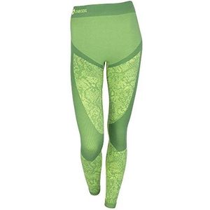 STARK SOUL Baselayer-skiondergoed voor dames, Broek groen, L/XL