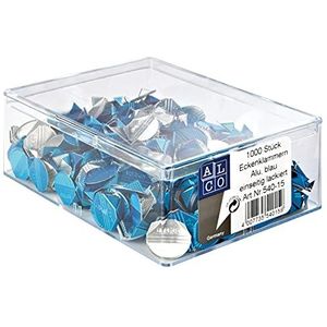 Alco-Albert 540-15 - hoekklemmen van aluminium, 1000 stuks, blauw gelakt