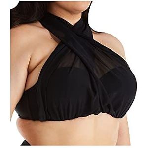 Curvy Kate Wrapsody bikinitop voor dames, Zwart (zwart), 65K