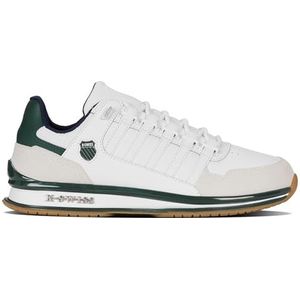 K-Swiss Rinzler GT Sneakers voor heren, WHT/GRN/Peacot/Gum, 44 EU, Wht Grn Peacot Gum, 44 EU