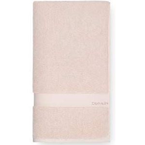 Calvin Klein Effen kleur badhanddoek 1 stuk - 70 x 140 cm, 100% katoen 600 Gsm (lichtroze)