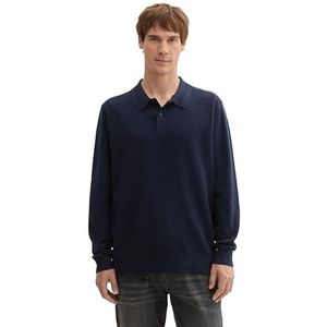 TOM TAILOR heren trui, 13160 - Knitted Navy Melange, XL