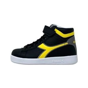 Diadora Game P High PS gymschoenen, uniseks, kinderen, Zwart, 31 EU