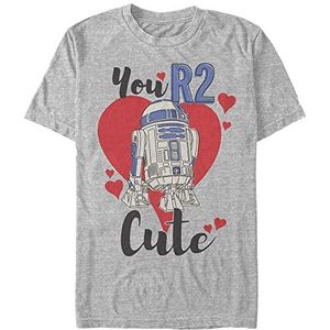 Star Wars: Classic - YOU R2 CUTE Unisex Crew neck T-Shirt Melange grey 2XL