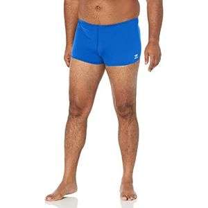 Speedo Endurance+ Solid Badpak voor heren, met vierkante pijpen, blauw, maat 30