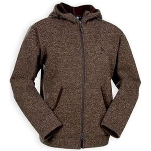 Tatonka Style heren ""Gilmour Hood Jacket"" fleece jas, donkerbruin