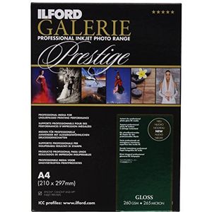 Ilford Galerie Gloss - Pak van 25 vellen papier, A4, wit
