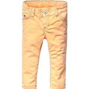 Tommy Hilfiger Meisjes Jeans, oranje (814 muskmelon)., 104 cm (4 Jaren)