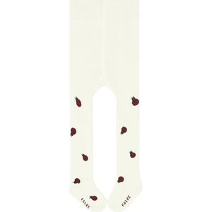 FALKE - Cute Ladybug - Panty - Off-white - Dun Gedessineerd Katoen