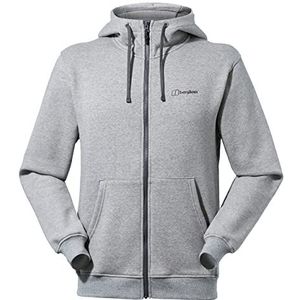 Berghaus Heren Logo Kangoeroe Pocket Biologisch Katoen Volledige Zip Hoody