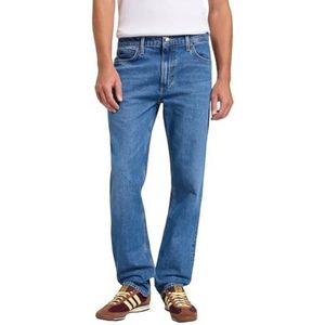 Lee Herenjeans West, regular straight fit, rechte pijp, Blue Beam, 27W / 32L