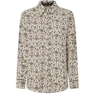 Pepe Jeans Dames Passion, Shirt, Beige, XL, Beige (Ecru Wit), XL