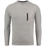 Key Largo - Trui 'Floor' - Grijs gemêleerd - Knitwear