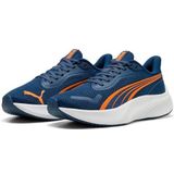 PUMA - Pounce Lite Jr - Kindersneakers - Perzisch Blauw Oranje Glo - Uniseks