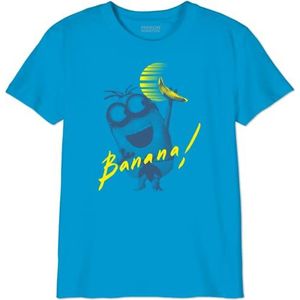 The Minion Monsters T-shirt voor jongens, Aqua, 8 Jaren