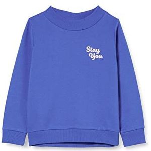 NAME IT Nkfdaiy Ls SWE Unb Sweatshirt voor meisjes, blauw, 116 cm