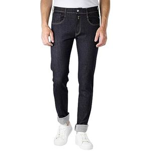 Replay Anbass Slim-Fit Hyperflex Forever Dark herenjeans met stretch, Dark Blue 007, 28W x 32L