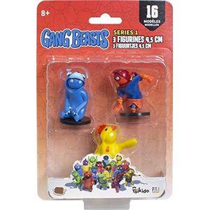 Gang Beast - 3 Figuurtjes 4,5 Cm - Team B - Video Games Toy - Lansay