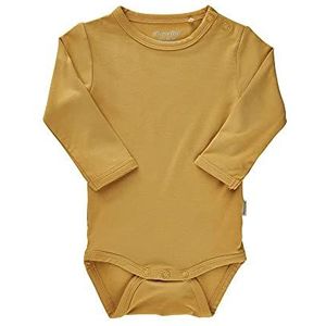 MINYMO Unisex Baby Body Ls-Bamboo T-shirt voor peuters, rotan, 56 cm