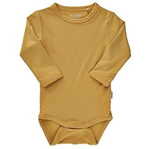 MINYMO Unisex Baby Body Ls-Bamboo T-shirt voor peuters, rotan, 74 cm